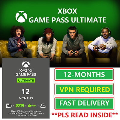 Xbox Live Gold +Xbox Game Pass 12 Meses - DFG