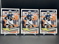2023 Panini Donruss #51 Khalil Herbert Chicago Bears Base Football Card Lot Of 3