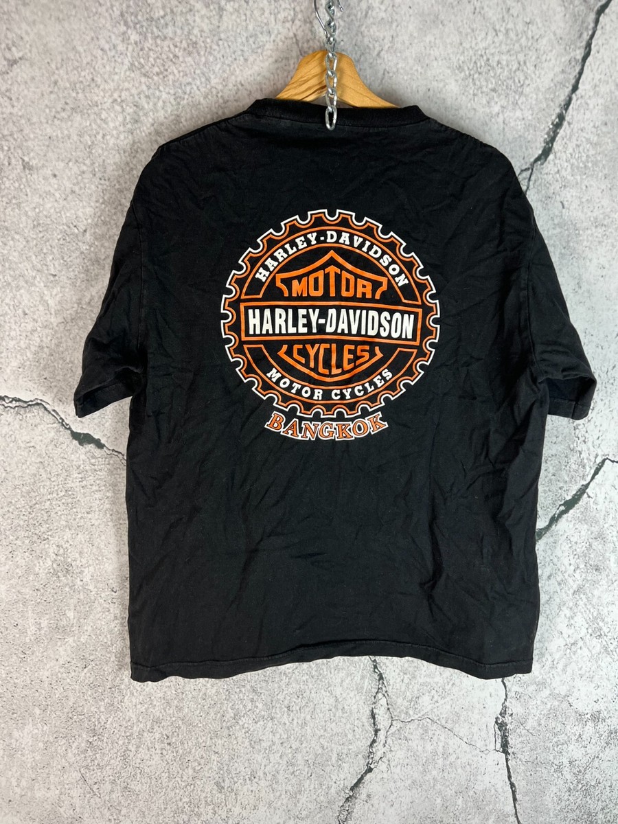新品未使用 HarleyDavidsonTシャツAAS HD Bangkok限定 Harley Davidson Bangkok T-Shirt Adult Large Motorcycle | eBay