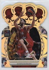 2024 Panini Crown Royale EuroLeague Crystal Gold 10/10 Kostas Papanikolaou 14mf