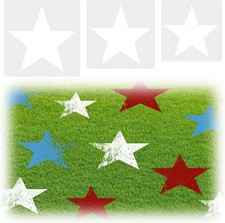 3Pcs Large Star Stencil, Reusable Star Template Different Sizes Home Decoration
