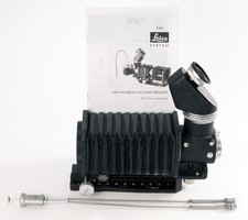 Leica Leitz Universal Bellows Visoflex 1 45  Finder Cable Release M Mount