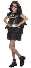 LICENSED SEQUIN BATGIRL BATMAN TUTU CHILD GIRLS SUPER HERO SMALL 4-6 COSTUME A75