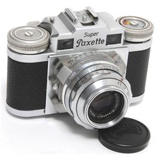 Braun Super Paxette camera w. Schneider Xenar 2.8/50 mm lens