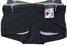 MAIDENFORM Women  s 3-Pack Cotton Stretch Boyshort Panties DM0002 Dots Size 2XL 9