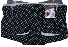 MAIDENFORM Women’s 3-Pack Cotton Stretch Boyshort Panties DM0002 Dots Size M 6