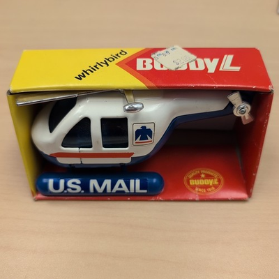 #ad #ad Vintage NOS Buddy L Whirlybird U.S. Mail Helicopter w Box 1979 USPS Toy $50.00