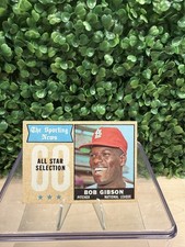 Bob Gibson Cards, Rookie Card and Autographed Memorabilia Guide 15