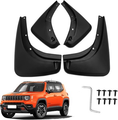 4 Pack Truck Mud Flaps for Jeep Renegade 2015-2024 Front and Rear