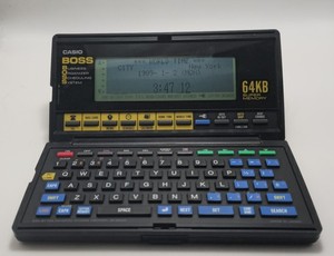 Vintage Casio BOSS SF-8000 Digital Diary 64KB - Tested Working w/ New Batteries
