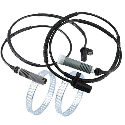 2x ABS-SENSOR + 2x ABS-RING HINTEN FÜR BMW 1-ER E81 E87 3-ER E90 E91 E92 320d