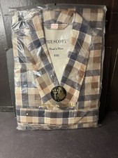 Vintage Mens Robe 1970s Retro Longe Medium Prescott Nos