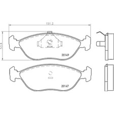 Kits de frein Volvo 480