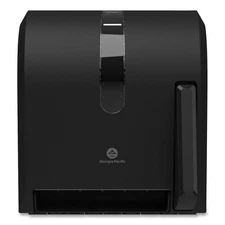 Georgia-Pacific Push Paddle Roll Paper Towel Dispenser 54338A Black