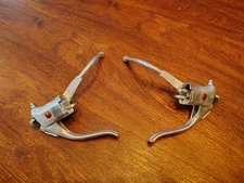 Dia-Compe Japan Red Dot Double Safety Brake Levers Clamps 