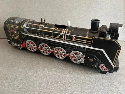 Jouet Ancien Tôle Train Locomotive Modern Toys D5139 Japan Incomplet - Photo 1/4