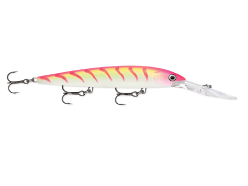 WOBBLER RAPALA DOWN DEEP HUSKY JERK 12cm/15g N - Pink Tiger UV (DHJ12 PTU) - Bild 1 von 1