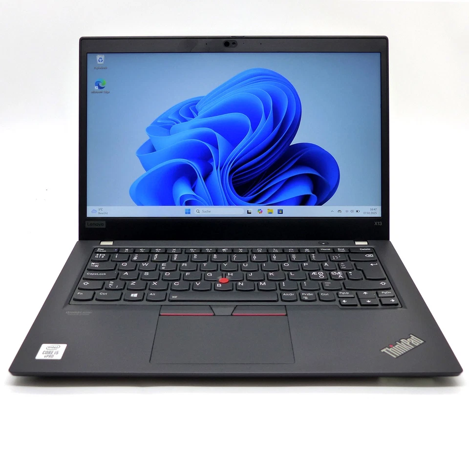 Lenovo ThinkPad X13 Core i5 10210u 1,6Ghz 8GB 256Gb 13,3"1920x1080 Wind 11 - Bild 2 von 4