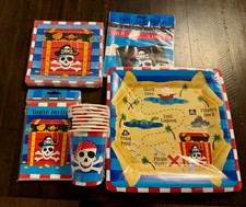 Pirate Party Paper Goods - Paper Cups - serves 8