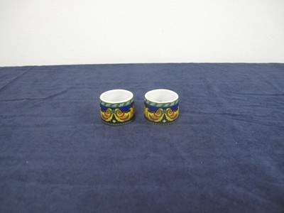 Rosenthal Porzellan Versace Le Roi Solei 2x Serviettenring
