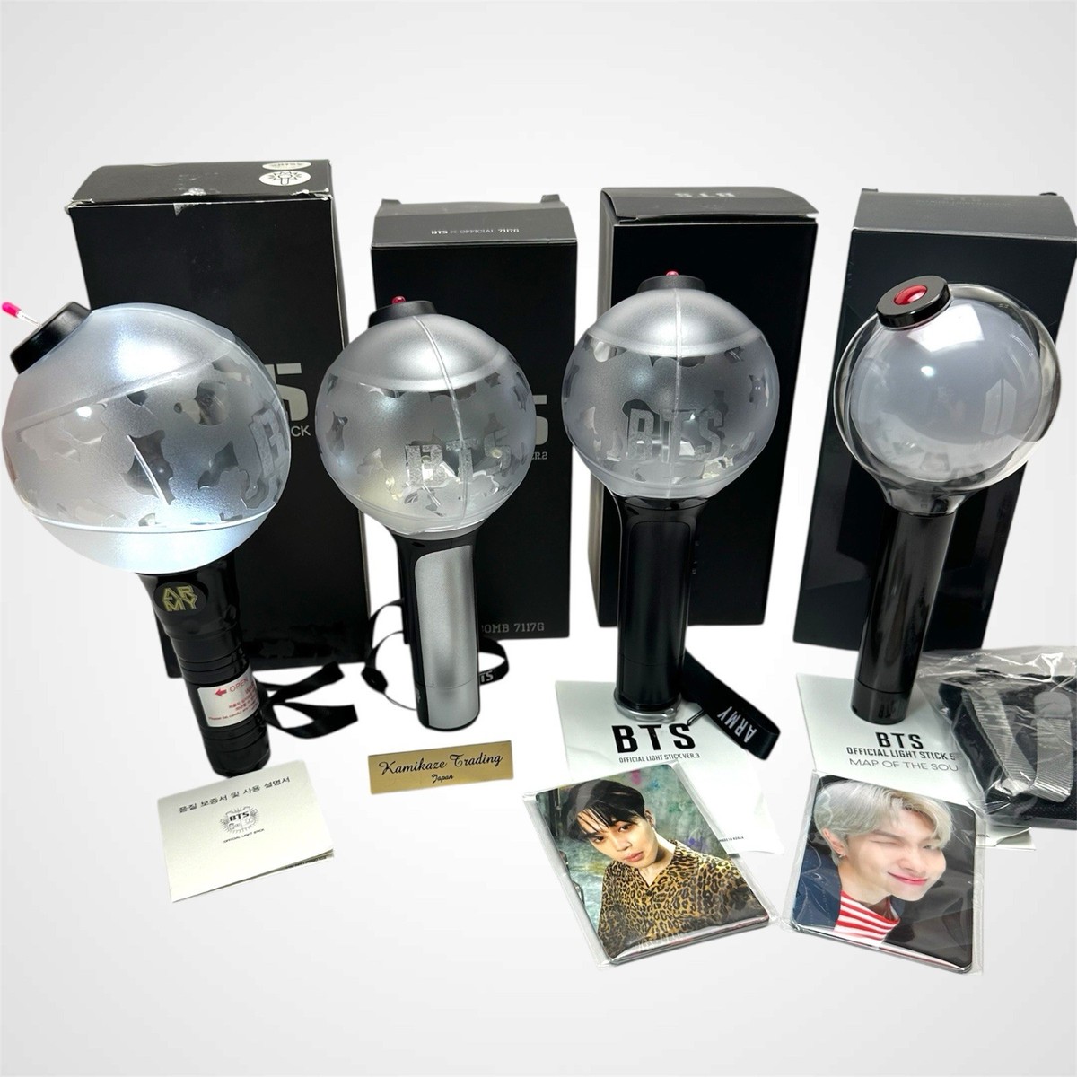 BTS Bangtan Boys Official Pen Light Stick ARMY Bomb Version 1 2 3