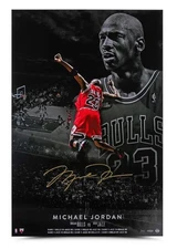 Michael Jordan Signed Autographed 24X36 Photo "Poster 1998" Bulls #/98 UDA
