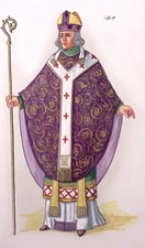 Bishop of Paris 27 Degree Northern Jurisdiction Scottish Rite Costume Artwork