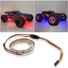 RCBATER Chassis Underglow LED Under Car Light for 1/10 90046/7 trx4 RC Car Plane