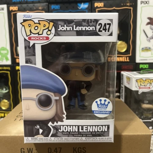 Funko POP! Rocks John Lennon In Peacoat #247 Funko Shop Exclusive Vaulted