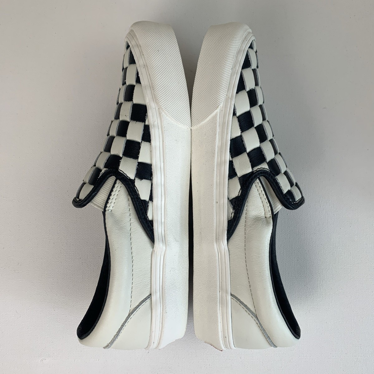 Vans Vault OG Classic Slip-On LX Mens 6 Womens 7.5 Woven Leather