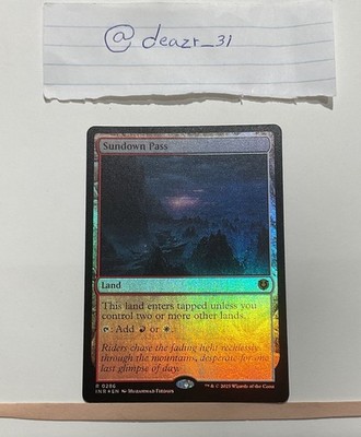 Sundown Pass Innistrad Remastered Foil