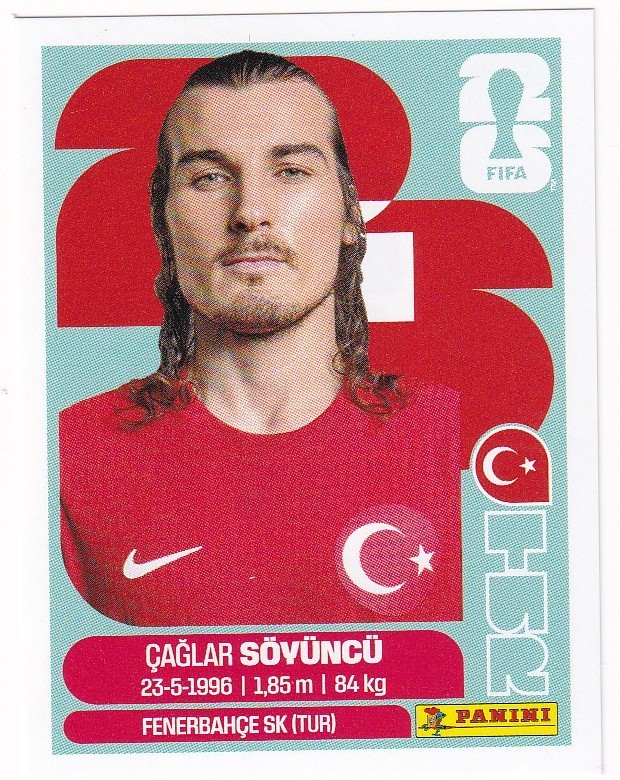 2026 Panini FIFA World Cup Stickers - Team Türkiye TUR - You Pick /Choose!
