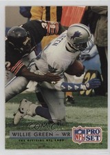 1992 Pro Set Willie Green #167 0kz8