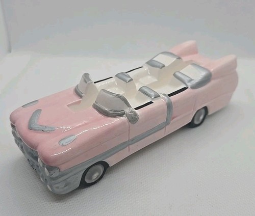De colección 1989 Mary Kay Cosméticos Rosa Cadillac Cerámica Portatarjetas Coche - Imagen 2 de 7