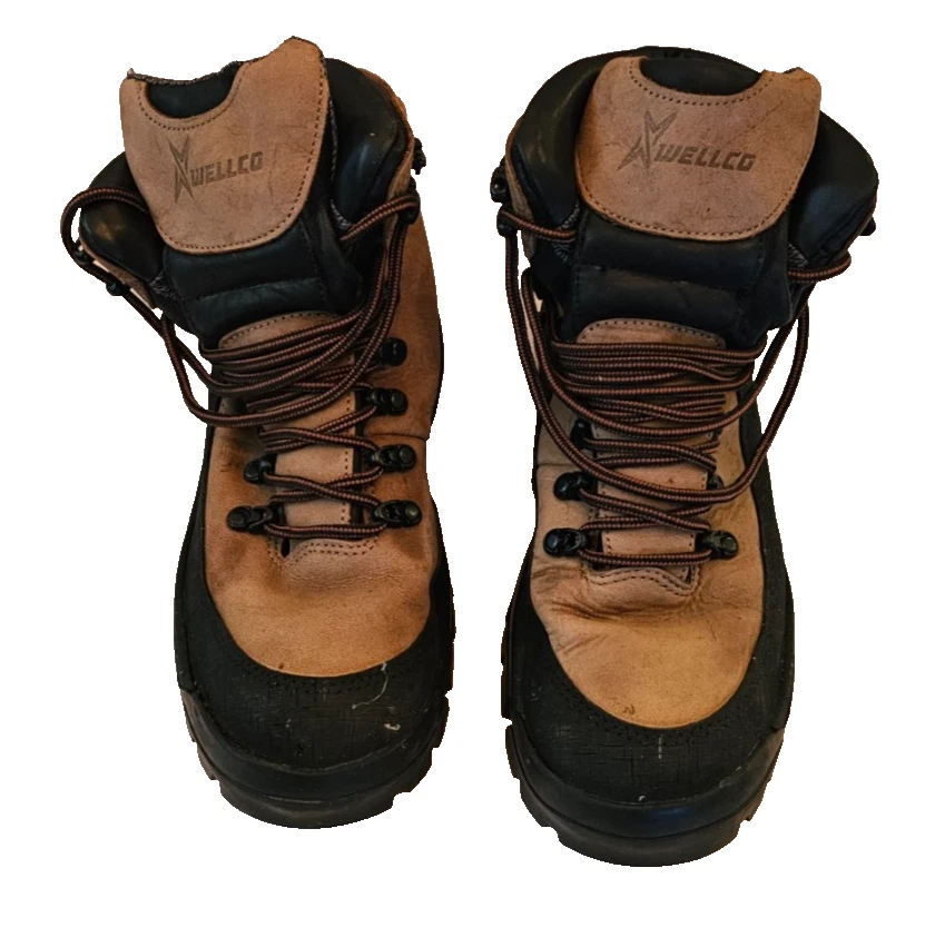 Wellco Hitman Hiking Boots, Size 10W - Vibram Soles, 87500-007, Brown Suede
Opens in a new window or