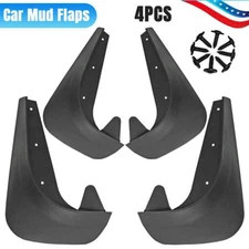 👍 Car Mud Flaps Splash Guard Fenders for Front & Rear w/ Hardware Universal Fit