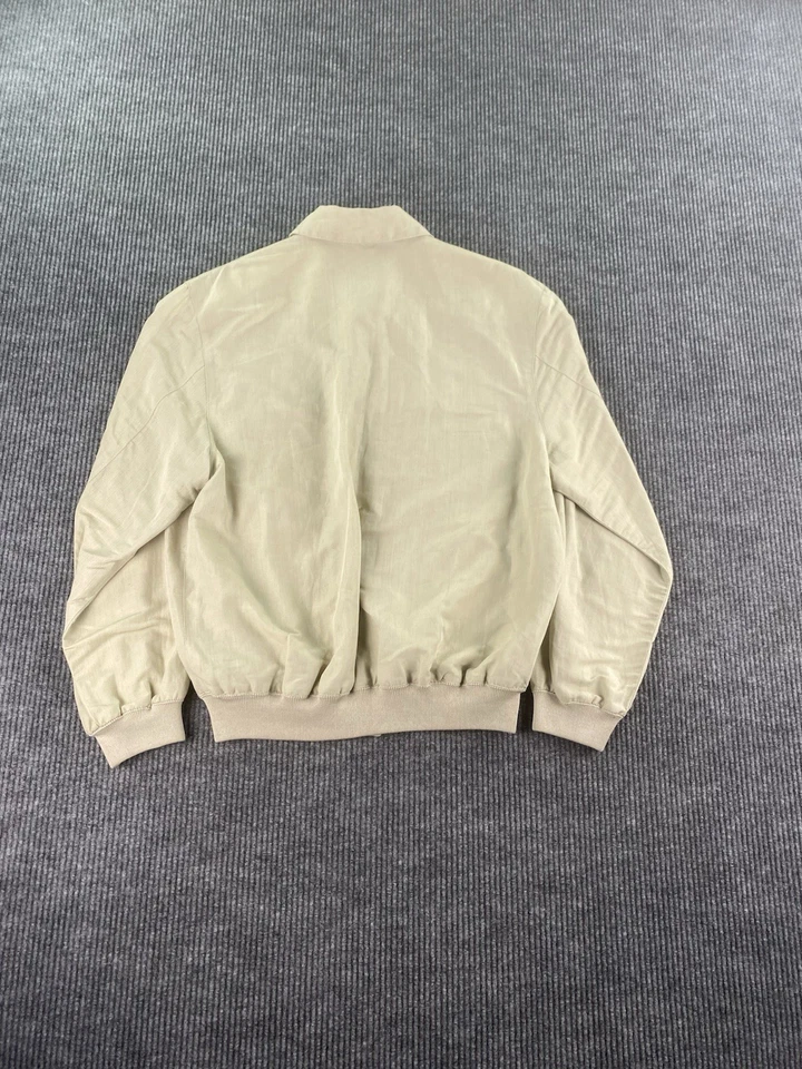 Chaqueta Torras De Colección Para Hombre 42 Beige Lino Lana Verano Golf Diseñador Bombardero España Foto 2 de 4