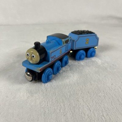 Thomas and  Friends Wooden Railway Train  Edward w/ Tender (Gold Tender Only)