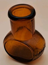 Vintage Amber Glass Bovril Bottle – Embossed 2oz – BOVRIL LIMITED – c1900📄  