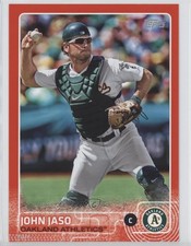 2015 Topps 5x7 Red 8/10 John Jaso #165 0b0
