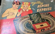Vintage 1940s AUTOMATIC TOY CO. MYSTERY ALPINE EXPRESS with BOX Parts And Repair