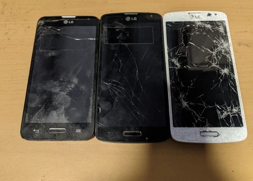 Lot of 3 LG Phones(L70 and Volt) NO POWER - READ BELOW