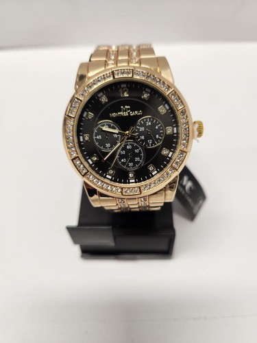 48mm Montres Carlo Men's Quartz Metal Band Watches- Pick Your Design - Picture 29 of 33