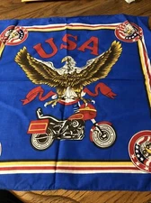 USA Biker Eagle Motorcycle Flag Bandana Head Face Neck Scarf Wrap Cover Scarves