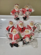 Artmark Petite Pals Santa Clause Sitter+Non Sitter Doll Vintage Lot 13 Gift Xmas