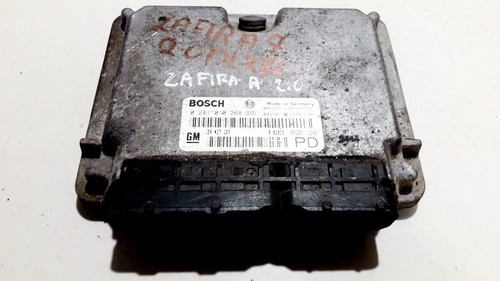 Opel Zafira 2000 ECU Engine Computer (Engine Control Unit) 2441716 #729476-38