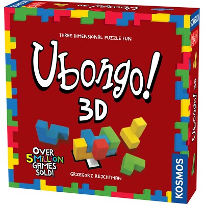 Ubongo! 3D Puzzle Family Game Kosmos BRAND NEW FACTORY SEALED!! Paper or Plastic