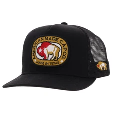 Hooey Men's AMCC Black 5-Panel Trucker Hat 9761T-BK