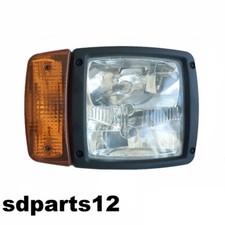 Faro Anteriore con Freccia 5 Funzioni Dx per Trattore Ruspa Caricatore 12V 24V