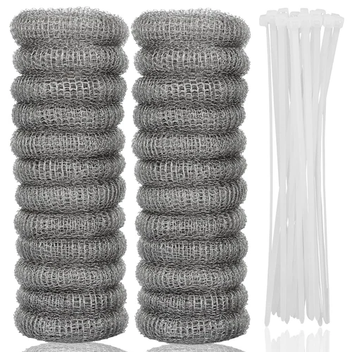 Trappole per pelucchi 24 pezzi cattura pelucchi per lavatrice acciaio inox USA - Foto 2 di 6